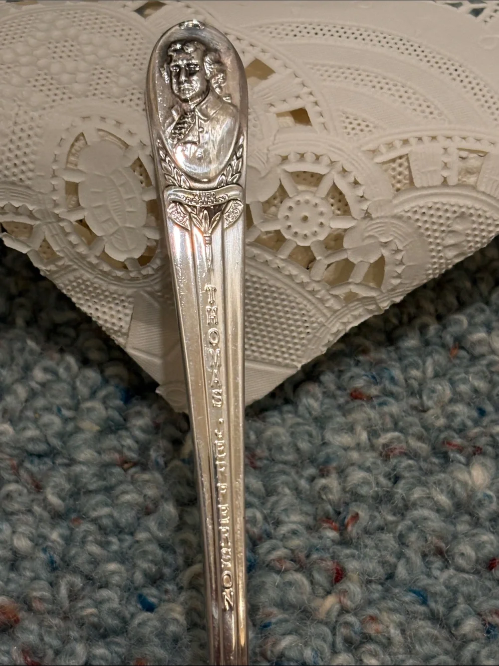 William Rogers. Presidential spoons series: Thomas Jefferson.